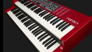 I put the output of a Nord C1 Organ through GSI’s VB3 1.4 rotary speaker simulator.
