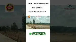 OPEN PLOTS FOR SALE NEAR TO FUTURE CITY , RRR REGIONAL RING ROAD CALL  :- 6302821445