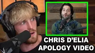 LOGAN PAUL REACTS TO CHRIS D'ELIA'S APOLOGY VIDEO