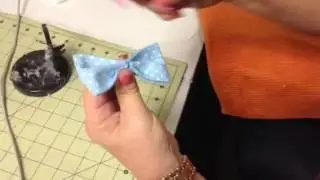 No Sew Baby Boy Bow Tie Tutorial #3