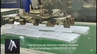 Plastic tag pin injection molding machine