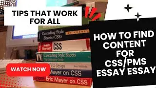 How to Collect Data and Make Notes for CSS and PMS Exams  | Data collecting for essay