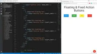 Materialize CSS from Scratch: Lesson 08 - Floating Fixed Action Buttons