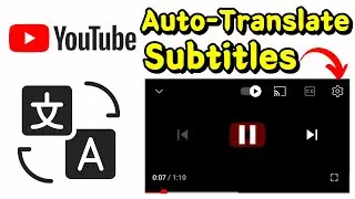 Click This to Automatically Translate Any Youtube Videos!