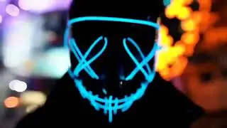Masquerade Party Costume Props Halloween Luminous LED Mask