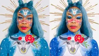 TAURUS ZODIAC SIGN / Body painting /Zodiac sign series/The Bull