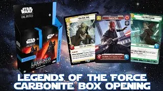 🚨SHOWCASE!🚨Star Wars Unlimited Legends of the Force Carbonite Box Opening