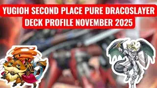 YUGIOH ВТОРОЕ МЕСТО ПРОФИЛЬ КОЛОДЫ PURE DRACOSLAYER НОЯБРЬ 2025 #yugioh #yugiohtcg #yugiohmasterduel