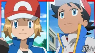 Pok&eacute;mon - Serena wearing Ash's clothes vs Goh wearing Ash's outfit | XYZ & Journeys (HD/1080p)