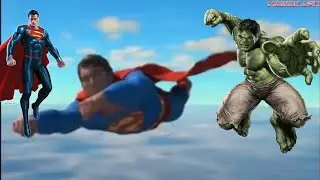 Hulk Vs Superman, hunting found jurassic park dominion, avengers, marvel, revolt battle