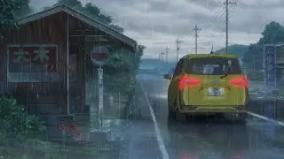 Relaxing Anime Rain Scene 🌧️ With Chill LoFi Music ♬⋆.˚