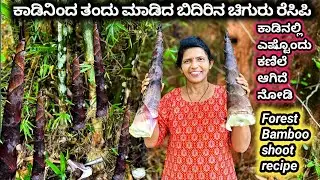 ಕಾಡಿನ ಮಧ್ಯದಿಂದ ತಂದ ಕಣಿಲೆ-ಹಳ್ಳಿಯಲ್ಲಿ ಹೆಚ್ಚಾಗಿ ಮಳೆಗಾಲದಲ್ಲಿ ಇದನ್ನು ತಿನ್ನುತ್ತಾರೆ | Forest Bamboo Shoot