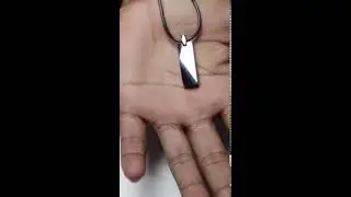 Genuine Tungsten Metal Necklaces Not Scratch Jewelry #Shorts