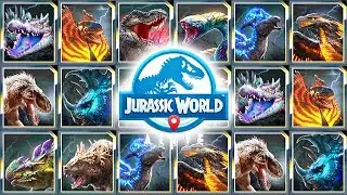 ALL 10 APEX CREATURES UNLOCKED!!! (JURASSIC WORLD ALIVE)