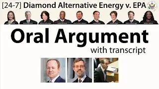 Oral Argument on California's limits on car emissions: Diamond Alternative Energy v. EPA