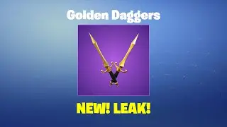 Golden Daggers | Leak | Fortnite Pickaxe