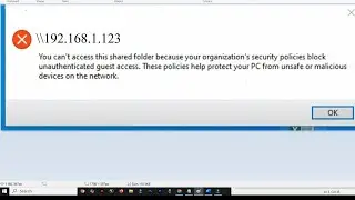 Windows 10/11 Shared Folder Access Error Fix | You can&rsquo;t access this shared folder Problem Solved