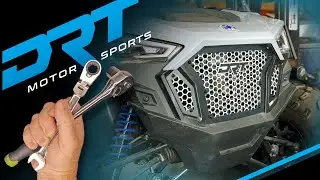 DRT Motorsports Front Grill Set for Polaris RZR 200 EFI Installation Guide