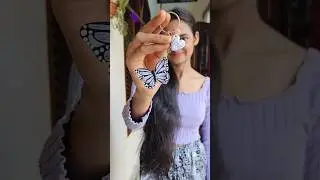Cute Butterfly Key Chain 🦋🫰 From Wood Shape 💜 #diy #keychain #ideas #woodwork #painting #butterfly