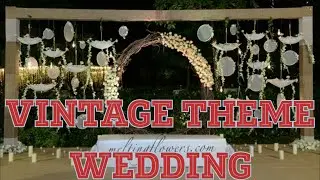 Best Vintage Wedding Flower Decoration Theme 2019 @ Taj West End Bengaluru