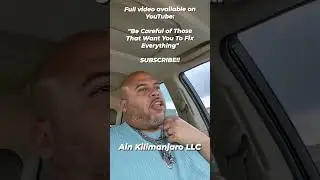 Be Careful of Those That Want You To Fix Everything (Short)