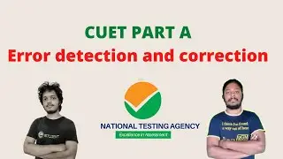 Error detection and correction || CUET PART A