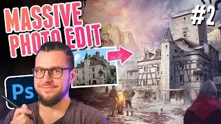 Massive Photo Manipulation Winter Castle Photoshop Part #2