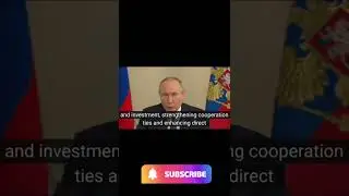 Putin Greetings to BRICS Business Forum participants #putin #russiaukrainewar #shorts #brics2022