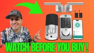 SMONET Fingerprint Smart Lock Review | Keyless Entry Door Lock w/ App, Keypad, Handle & Auto-Lock