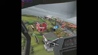 Helicopter Hunting Like Jurassic Park Trex - Forefront VR #vr #battlefield #vrgaming #quest3 #gaming