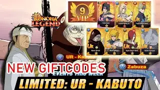 Konoha Legend Ninja AFK New 2 Giftcodes - Free V9 & LR & UR Naruto RPG Android iOS