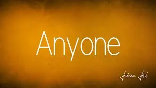 Justin Bieber - Anyone (Adrian Ash Cover)