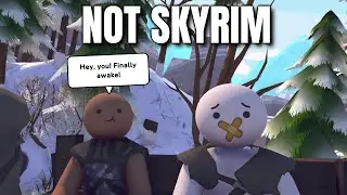 Parody Skyrim just Dropped.
