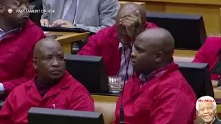 EFF Disrupts Parliament Again. Shivambu Must Leave The House.