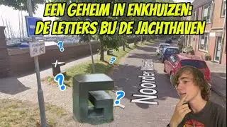 Een geheim van enkhuizen: de letters bij de jachthaven