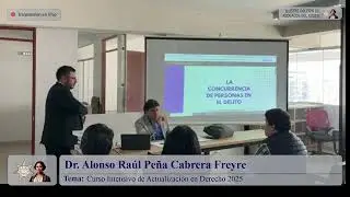 MÓDULO PENAL Y PROCESAL PENAL - CURSO INTENSIVO DE ACTUALIZACIÓN EN DERECHO 2025 - DR. PEÑA CABRERA