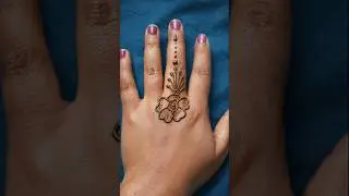 Beautiful flower 🌼 mehandi design #mehandi #henna #simple #hennadesign #youtubeshorts