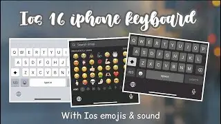 How to get iPhone Keyboard on Android 2025 | iOS Keyboard on Android with New iOS 16 Emojis.