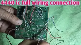 LA 4440 ic dual channel full wiring connection / 4440 ic A to Z connection details / amplifier detai