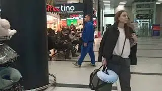 Полёт авиакомпании S7 Airlines на белом самолёте