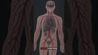 Incredible Length of Your Blood Vessels #ai #aivisualization #funfacts #viralvideo