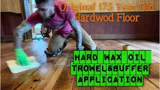 🗽 I Don’t Suck at Hardwax Oil Anymore (Wood looks reclaimed but its ORIGINAL 175 YEARS OLD) 🥰🏴‍☠️🪵