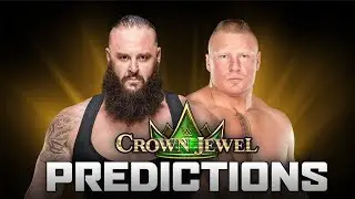 WWE CROWN JEWEL 2018 PREDICTIONS!