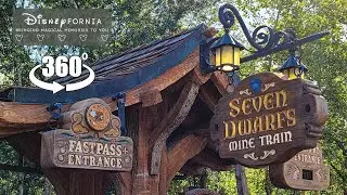 Seven Dwarfs Mine Train  | 4K 360 Full Ride Video | Magic Kingdom