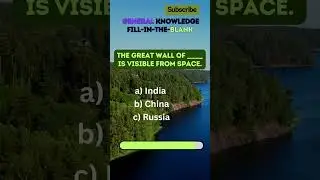 General knowledge Part 01 #quiz #brainteasers #triviaquest