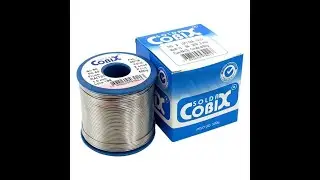 Unboxing rolo de estanho Cobix 500g 60 40