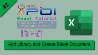 Add Apache POI Excel Library, Apache POI Maven, Apache POI download, Hindi