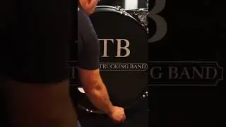 Cutting a port hole in my bass drum (ASMR) 🥁 #asmr #drums #drumming #drummer