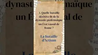 R&eacute;sumer simplement le fil de l&rsquo;histoire du monde - Quiz d'Histoire en 1 Minute (580)
