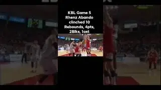 Rhenz Abando breakaway SLAM with Chasedown BLOCKS despite loss to SK Knights